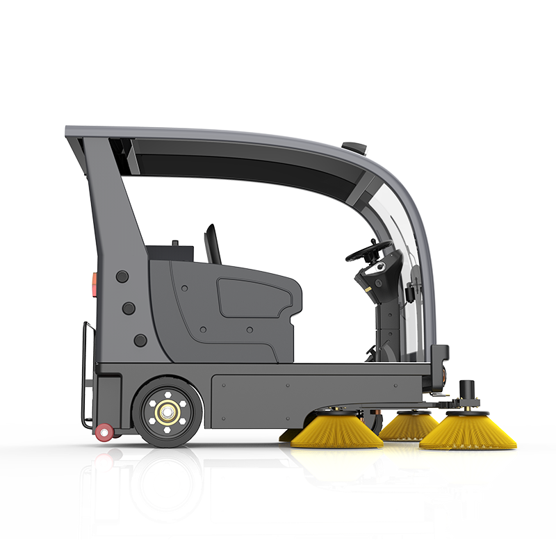 YZ-S9掃地機側(cè)面圖